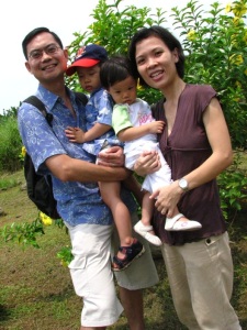 Terence & Agnes with Lil Max & Marianne 